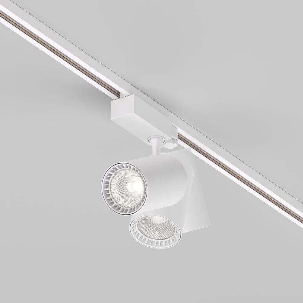 Spot LED, accesoriu pentru sinele trifazate Trinity/ Vuoro alb 18W 4000K