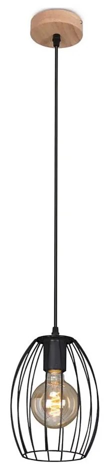 Brilo - Pendul WAKTU pe cablu 1xE27/60W/230V