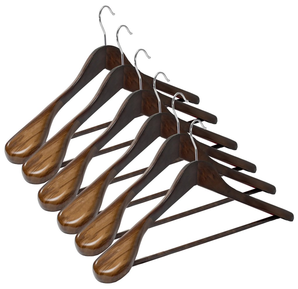 Umerase Tricouri din Lemn cu Umeri Lați și Design Modern, Vintage, UUUM16