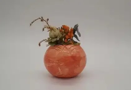 Ghiveci decorativ cu flori artificiale, homs seria A620,17x5.5x9 cm,30332