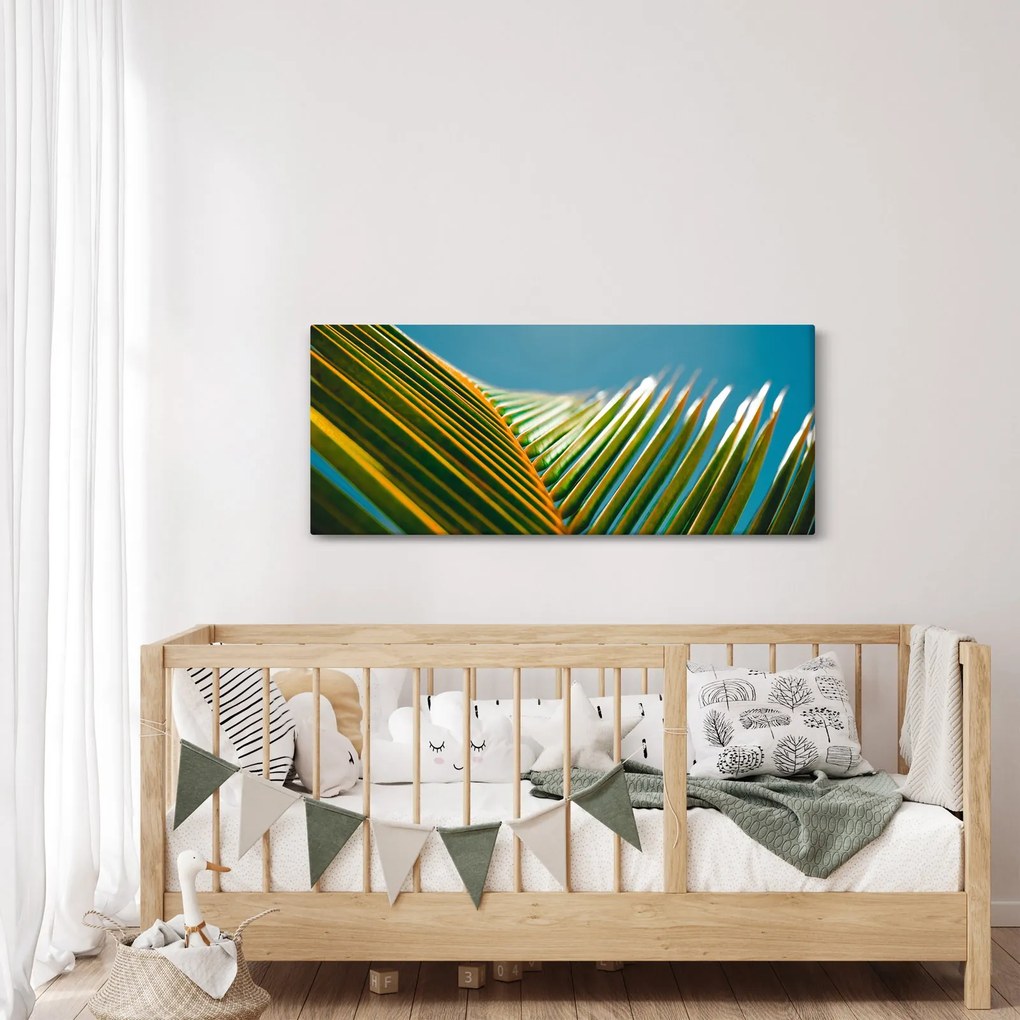 Tablou - Frunze de palmier (120x50 cm)