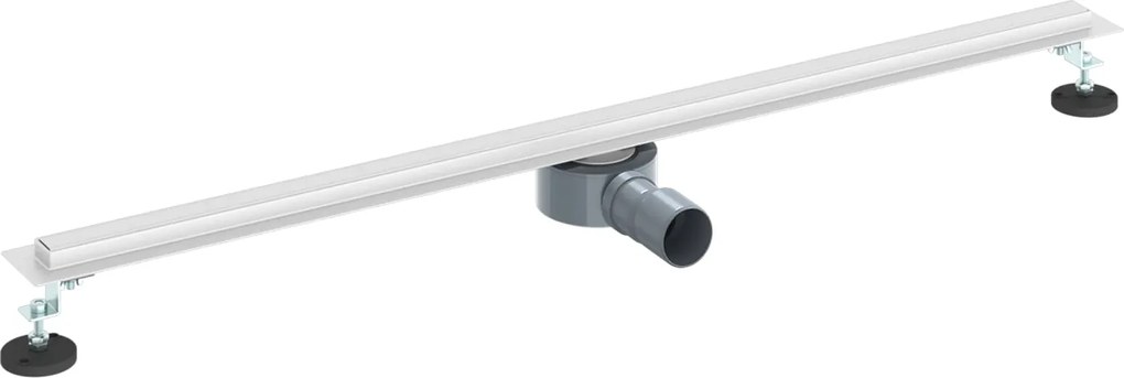 vidaXL Scurgere de duș la 360° cu model subțire Argintiu 100 cm