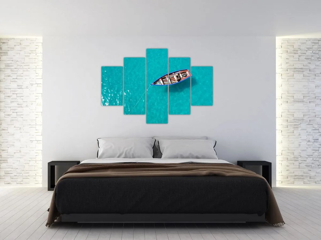 Tablou - Barcă de pescuit tradițională (150x105 cm)