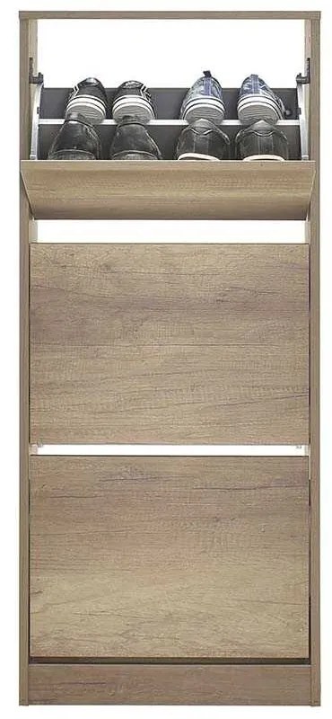 Pantofar Adore Slim, 3 compartimente, capacitate 12 perechi incaltaminte, 51 x 119 x 26 cm