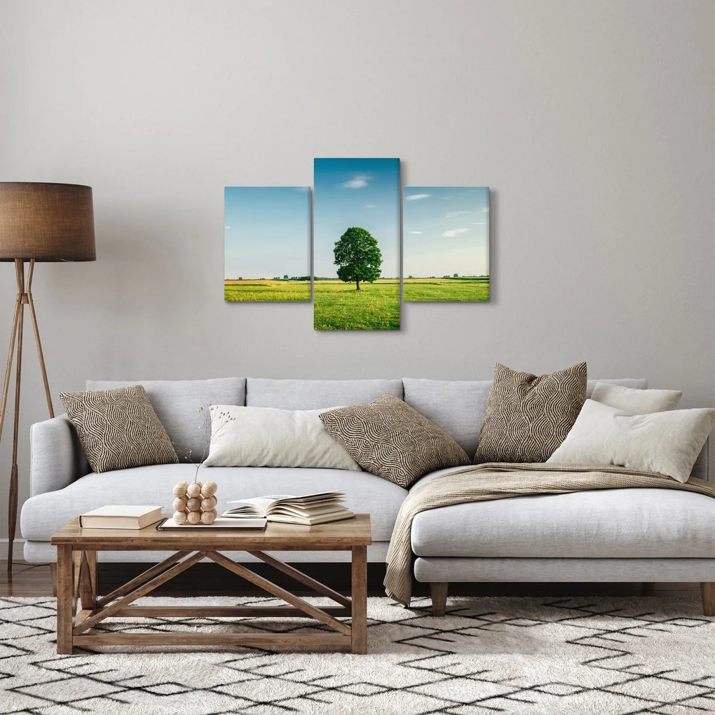 Tablu - Copac în luncă (90x60 cm)