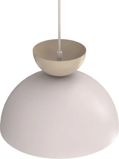Pendul pe cablu NEVIS 1xE27/15W/230V, diam. 29 cm, crem