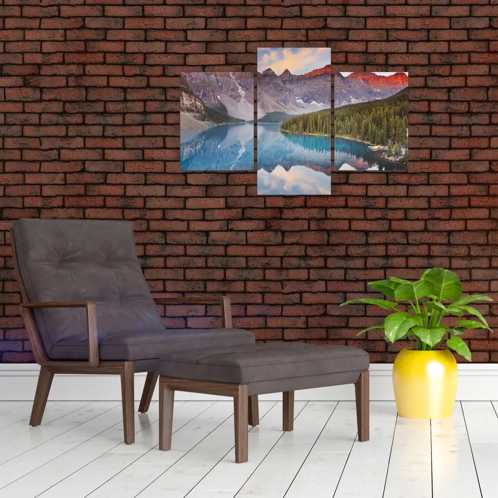 Tablou - Peisaj montan din Canada (90x60 cm)