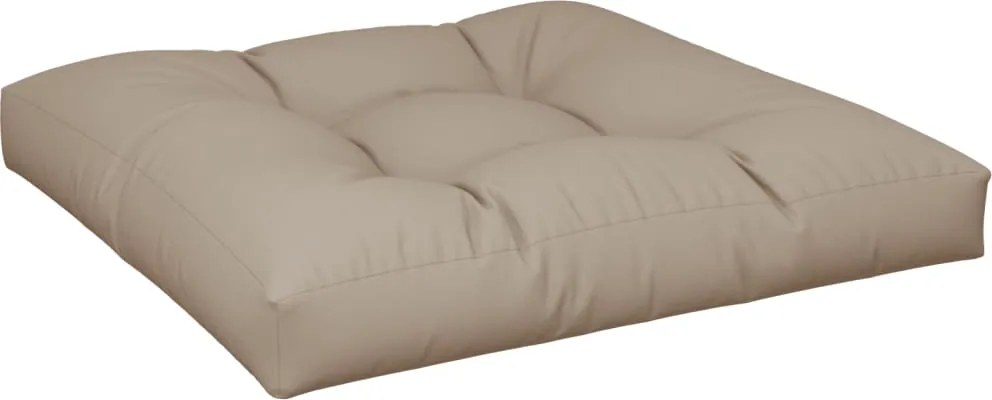 vidaXL Pernă pentru paleți, gri taupe, 70x70x12 cm, material textil