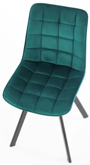Scaun K332 velvet turcoaz