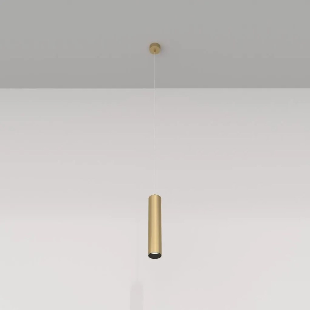 Pendul design tehnic Focus auriu mat