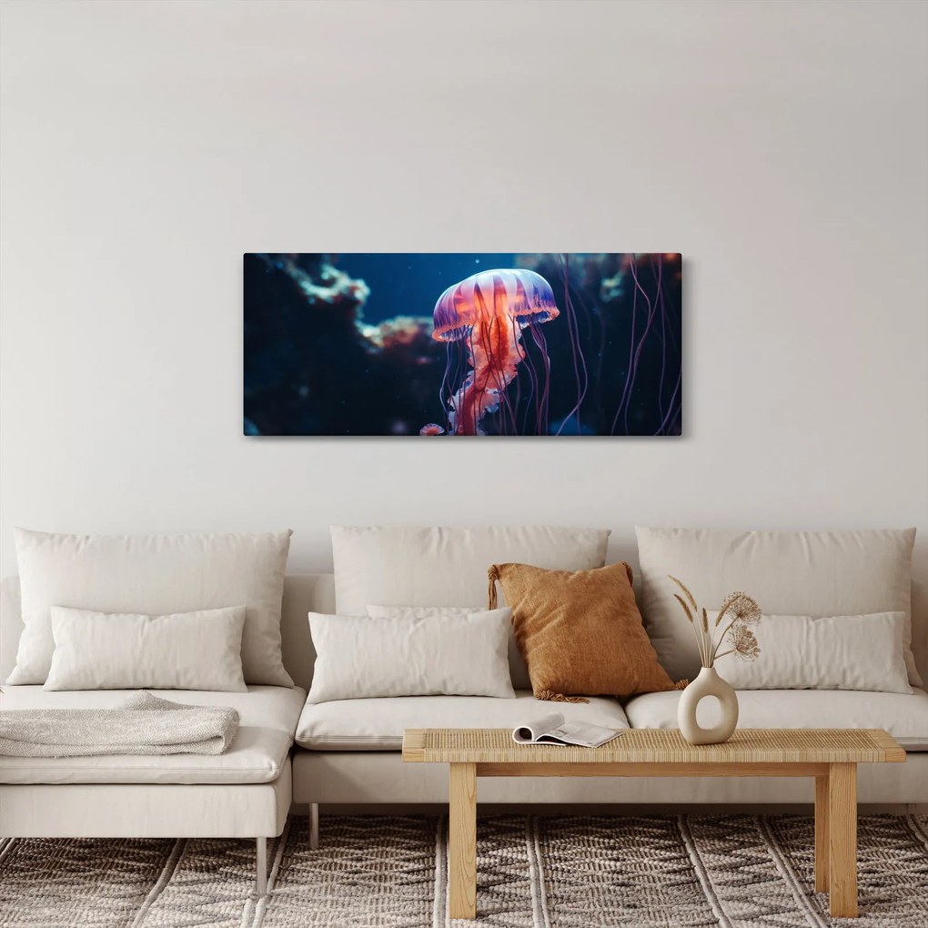 Tablou - Meduză (120x50 cm)