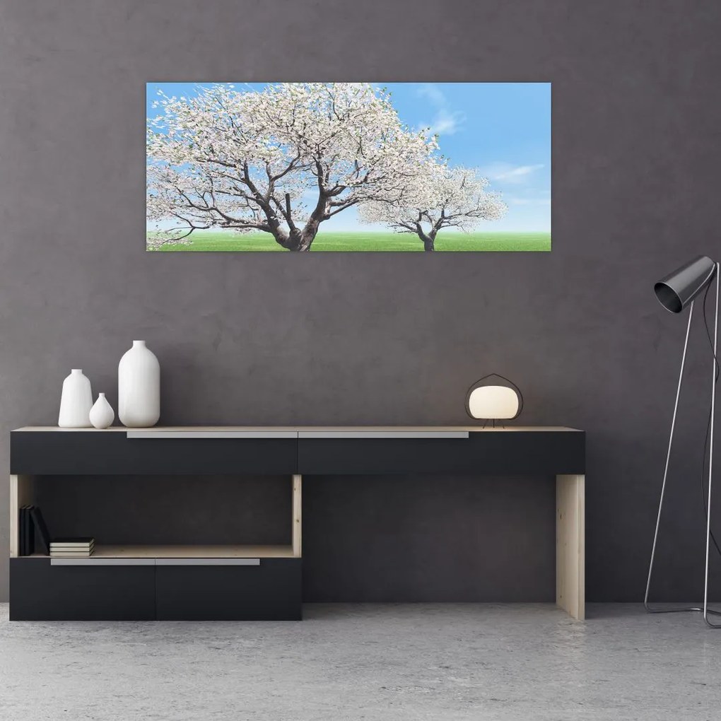 Tablou cu copaci (120x50 cm)