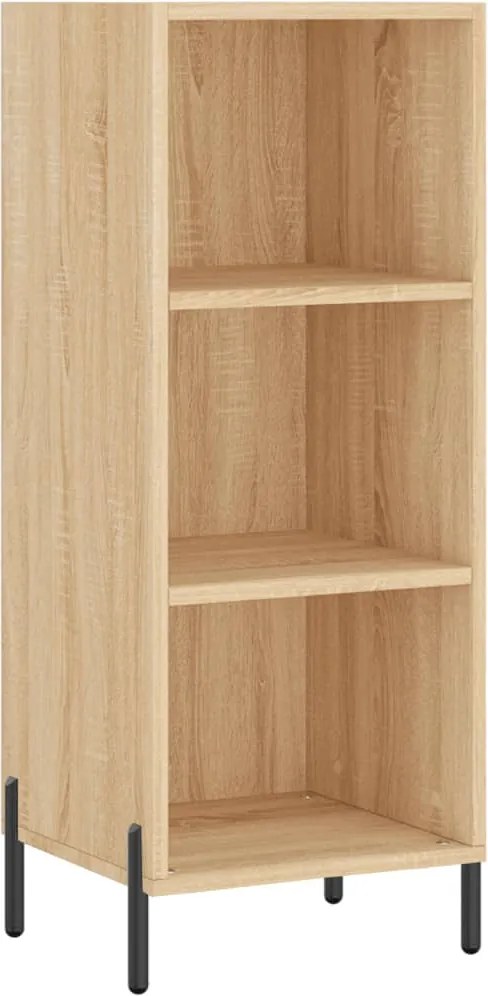 vidaXL Servantă, stejar sonoma, 34,5x32,5x90 cm, lemn compozit