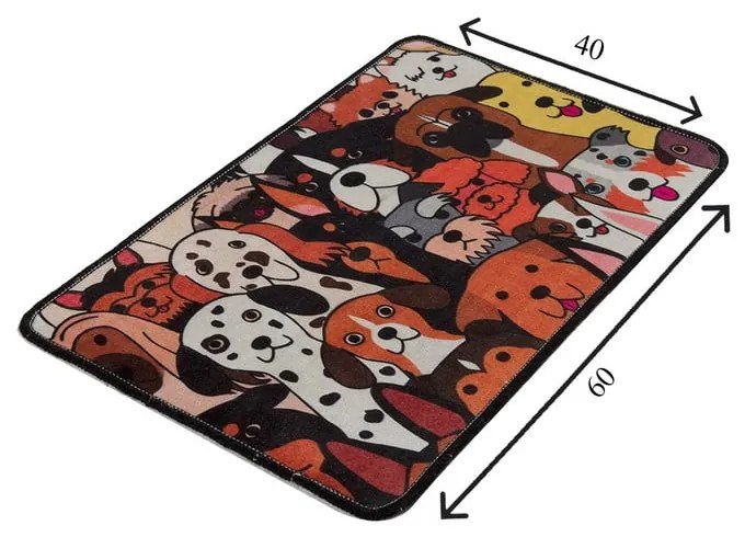 Covoraș de baie 60x40 cm Dogs - Foutastic