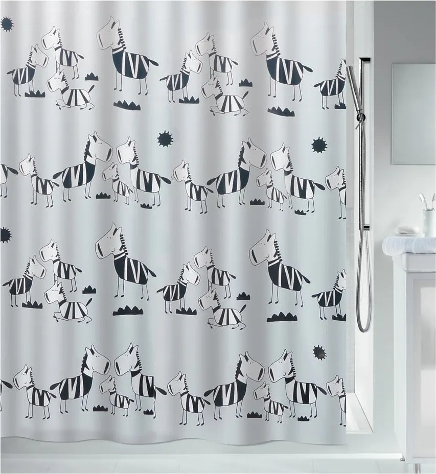 Perdea de duș 180x200 cm Zebi – Spirella