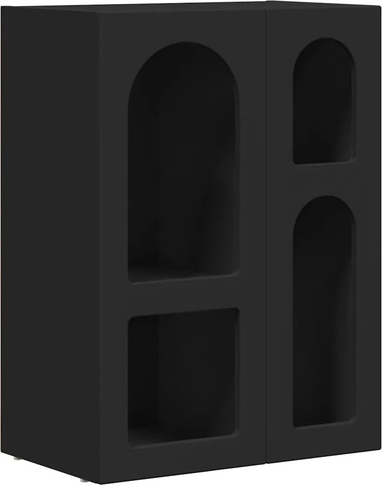 vidaXL Bufet Negru 59 x 35 x 80.5 cm Lemn compozit