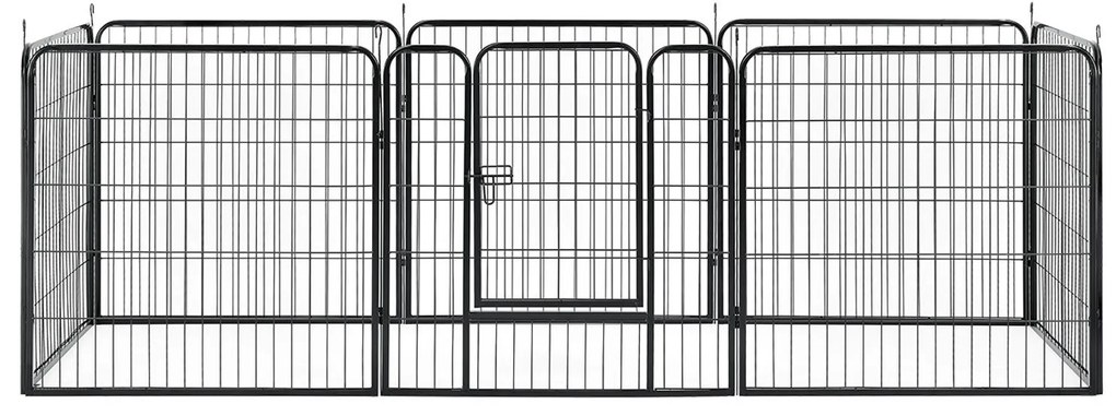 Juskys Pix metalic pentru catelusi -160x160x80cm