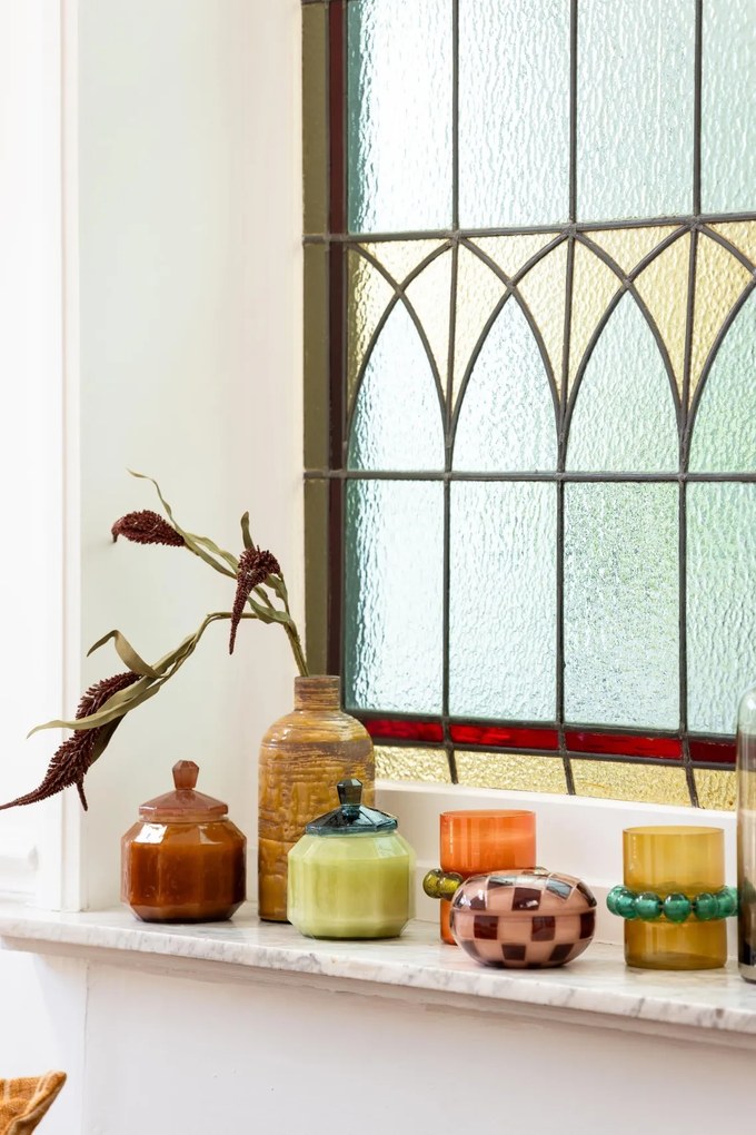 Lumanare decorativa, verde, Bijou