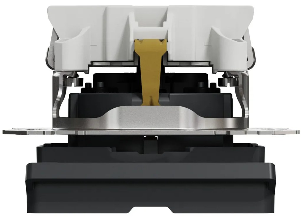Priza simpla cu impamantare, cu capac, 16A, IP20, antracit, Schneider Sedna Design