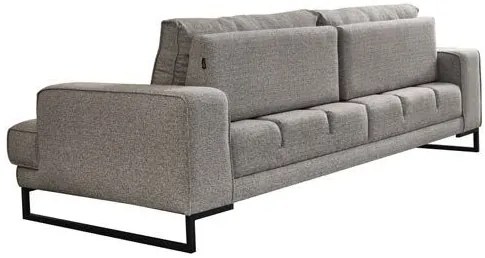 Canapea gri 3 locuri 240/106cm soft