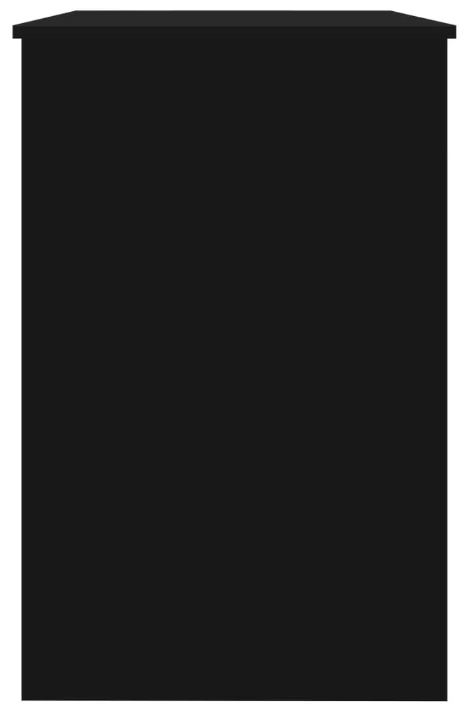 Birou, negru, 100 x 50 x 76 cm, PAL Negru