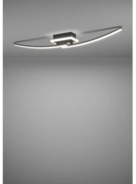 Plafonieră LED Eglo 901217 LUNGOLAGO LED/12W/230V 4000K negru