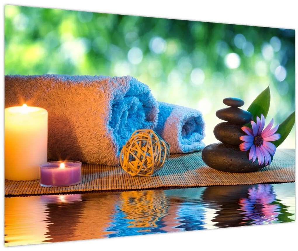 Tablou - Relaxare masaj pictura (90x60 cm)