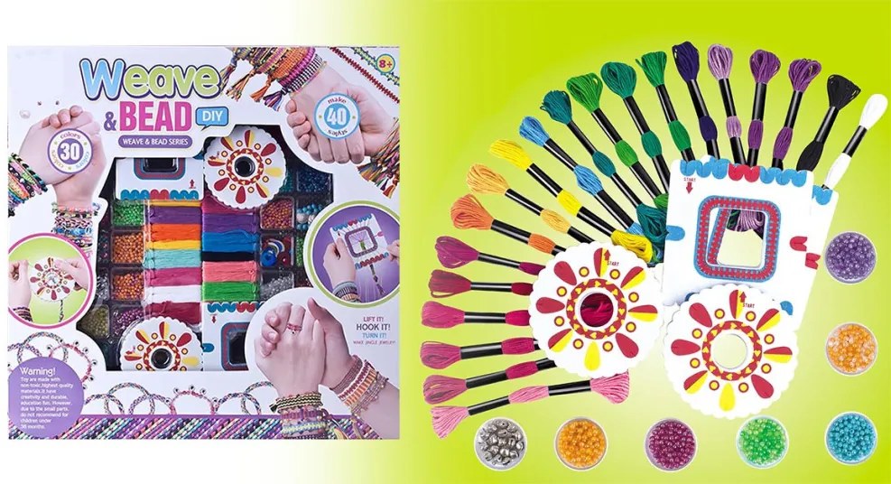 Set creativ de confectionat bratari