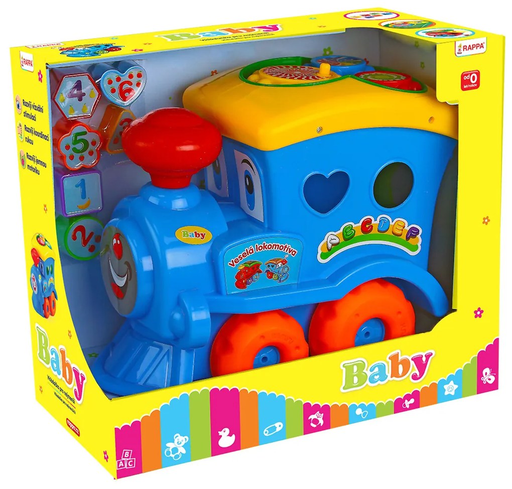 Baby Jigsaw pentru cei mici Locomotivă, 30 cm