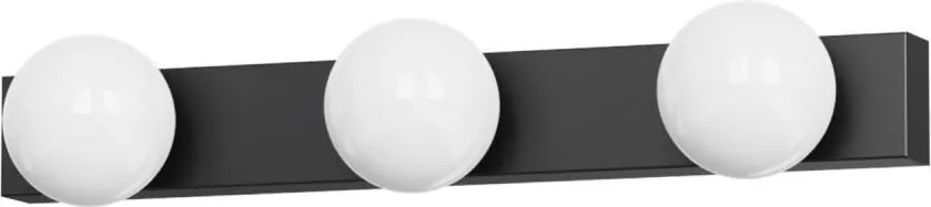 Brilagi - Lumină LED pentru oglindă de baie HOLLYWOOD, 3xLED/3W, 230V, IP44, negru