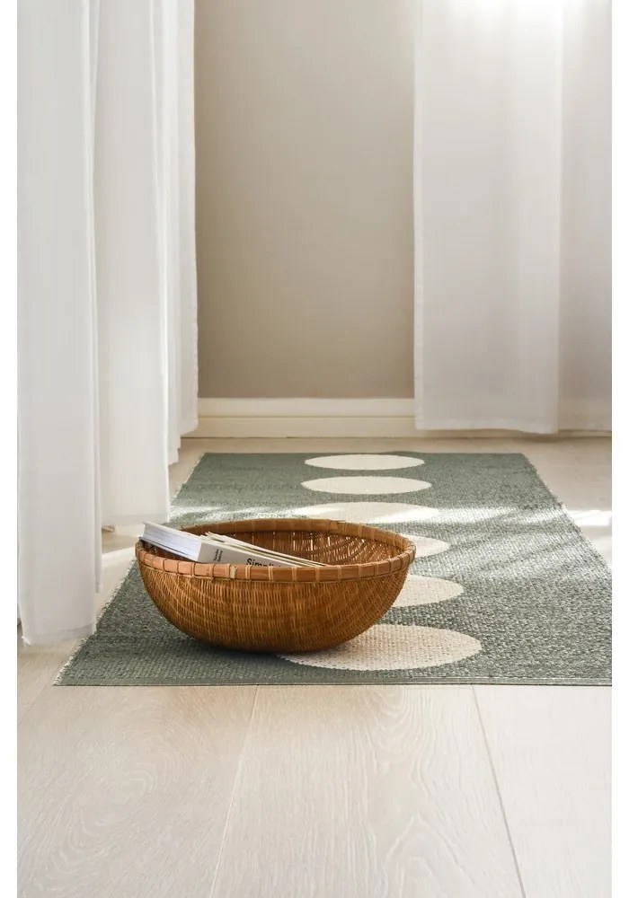 Covor pentru exterior și interior verde 70x90 cm Vera Army – Pappelina