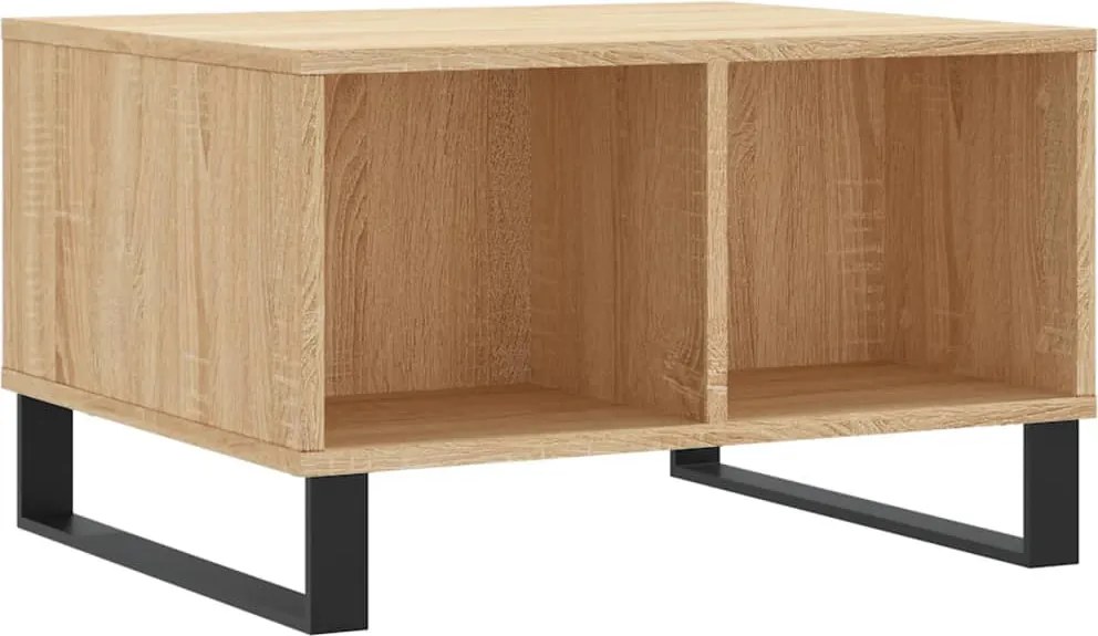 vidaXL Măsuță de cafea, stejar sonoma, 60x50x36,5 cm, lemn prelucrat