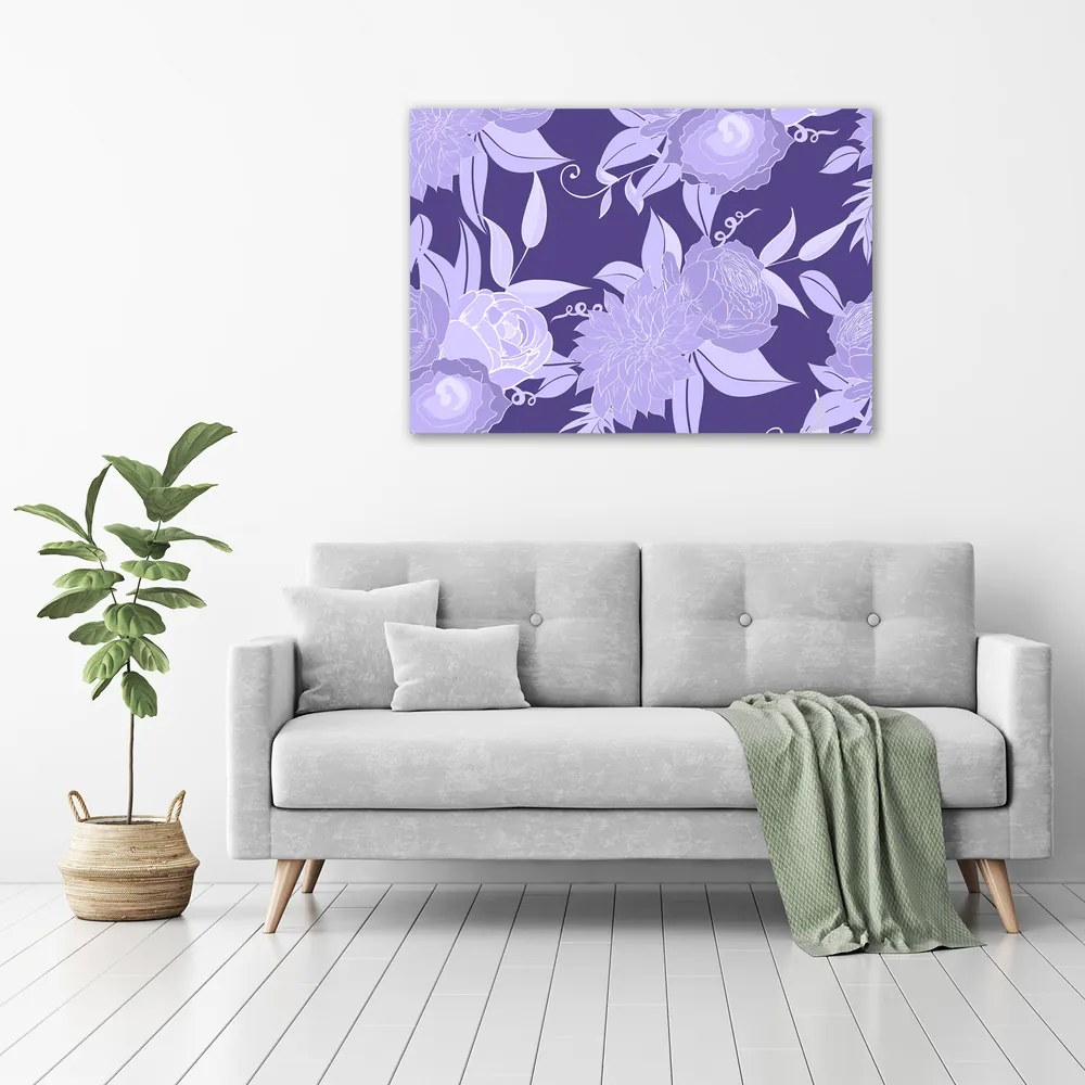 Print pe canvas Model floral