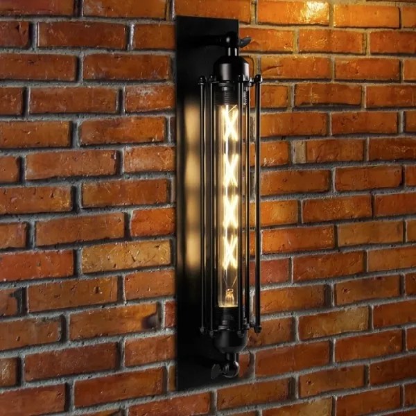 Aplică RETRO 1xE14/20W/230V negru