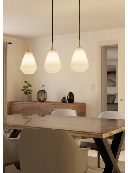 Lustră pe cablu Eglo 900813 CAPRAROLA 3xE27/40W/230V