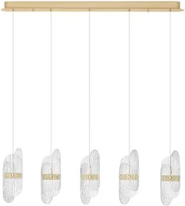 Lustra LED suspendata liniara design decorativ LUCIEN 3000K