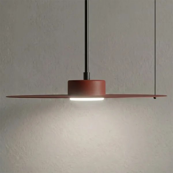 Lustră pe cablu PIATTO 1xGX53/15W/230V, diametru 35 cm, vișinie