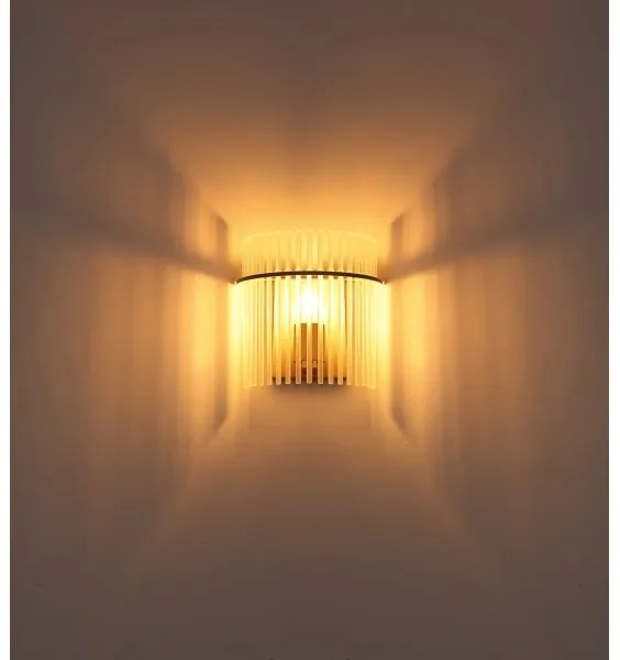 Globo 15698WB - Aplică de perete GORLEY 1xE27/60W/230V