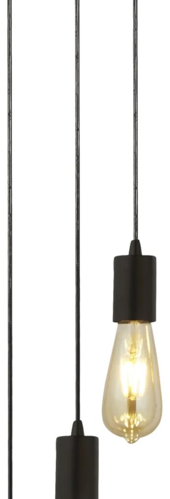 Lustra moderna design minimalist Squiggle 3L 9663-3BK SRT