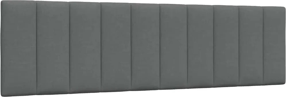 vidaXL Pernă pentru tăblie de pat, Hanko, gri închis, 180 cm, material textil