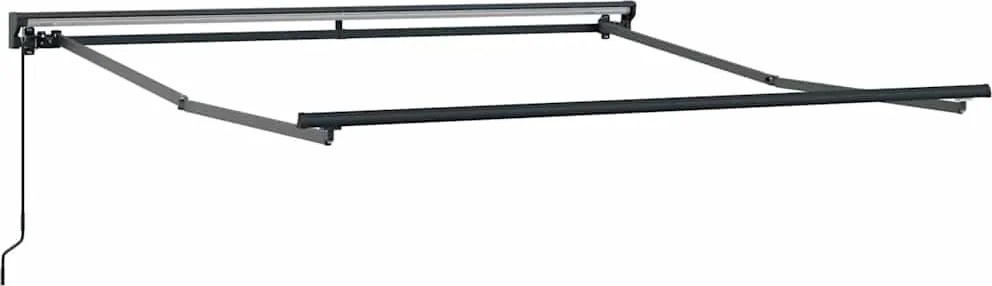 vidaXL Cadru de copertină Manual Ajustabil Antracit 3 x 2,5 m Oțel