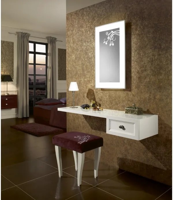 Oglinda cu iluminare, Villeroy&amp;Boch La Belle, 50x85cm, decor, A3375000