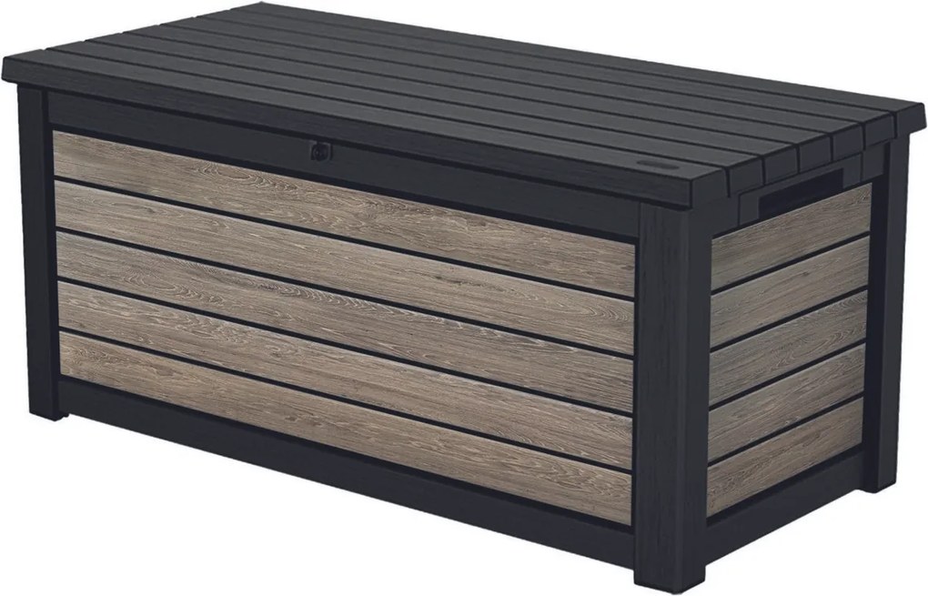 Keter cutie de depozitare pentru grădină Deco 630l, maro deschis