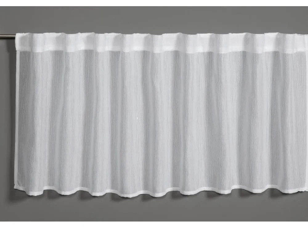 Perdea albă 45x140 cm Jacquard-Voile - Gardinia