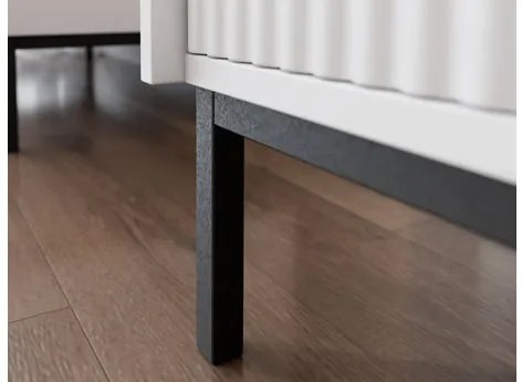 Comodă Somkera 2D3SZ (Alb + Negru) . 1103678