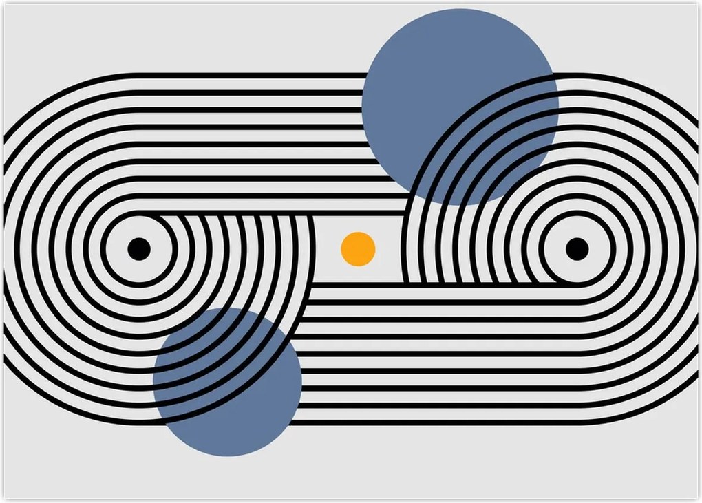 Tablou - Abstracție minimalistă N⁰3 (70x50 cm)