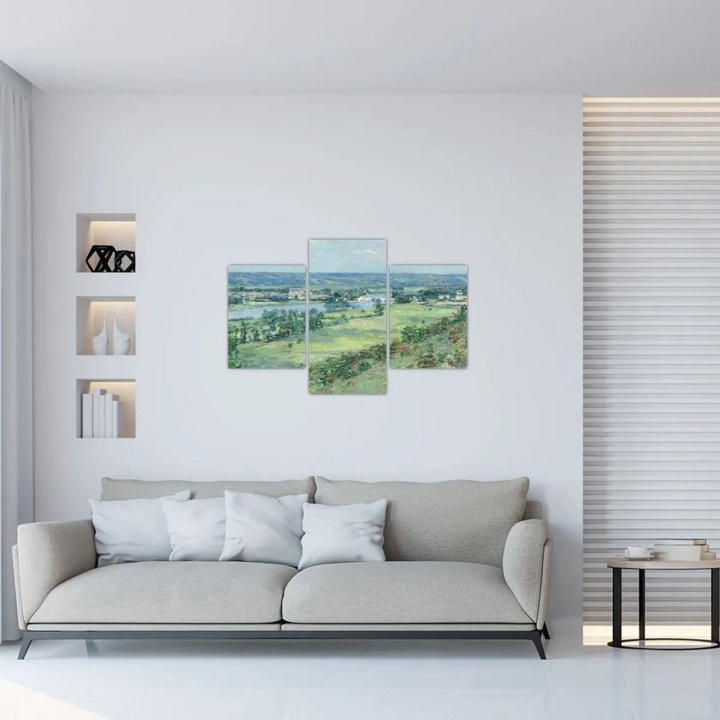 Tablou - Theodore Robinson, The Valley of the Seine, From the Hills of Giverny, reproducere (90x60 cm)