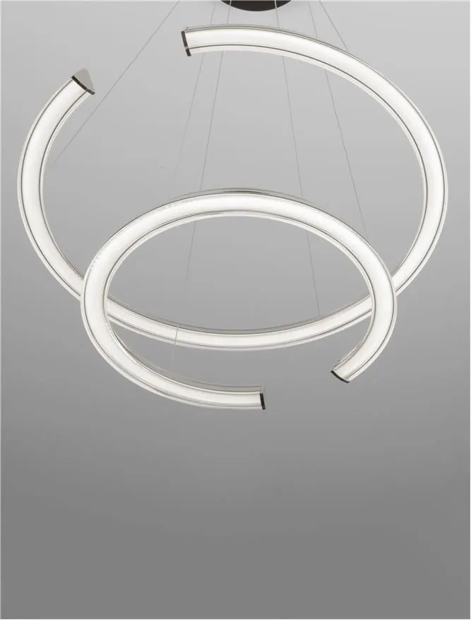 Lustra LED suspendata design circular ELMO