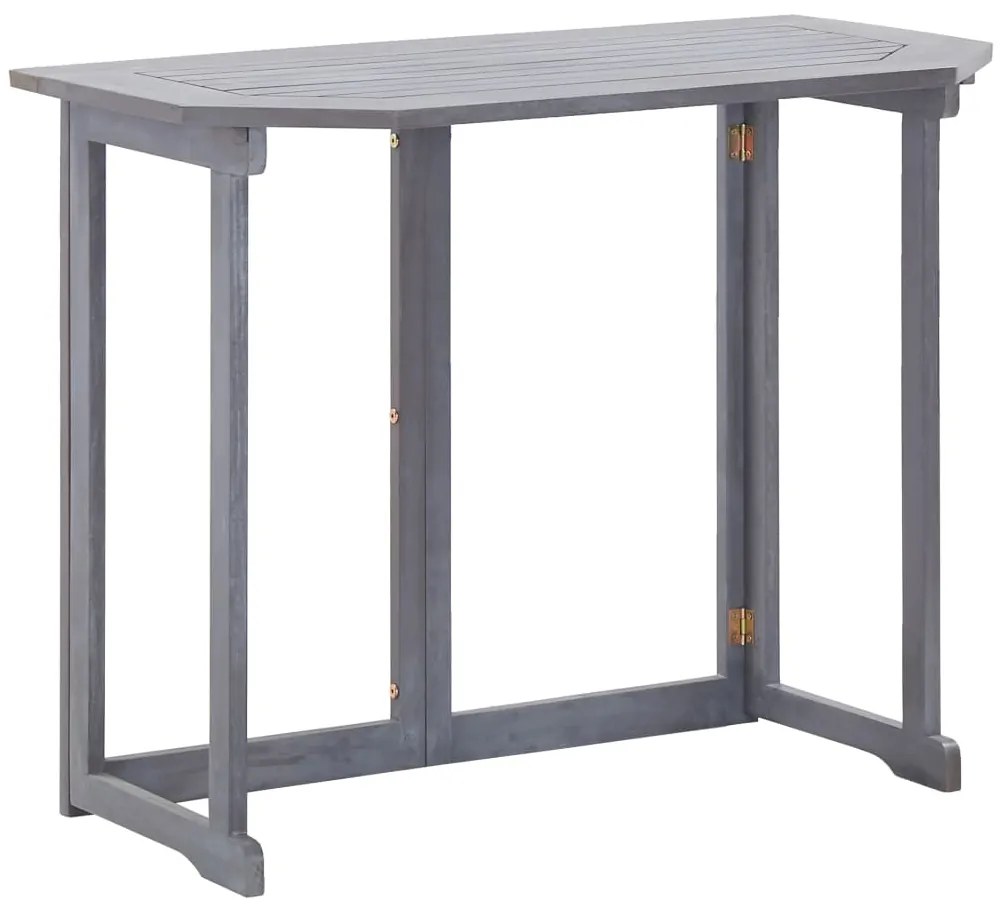 vidaXL Masă de balcon pliabilă, 90x50x74 cm, lemn masiv de acacia