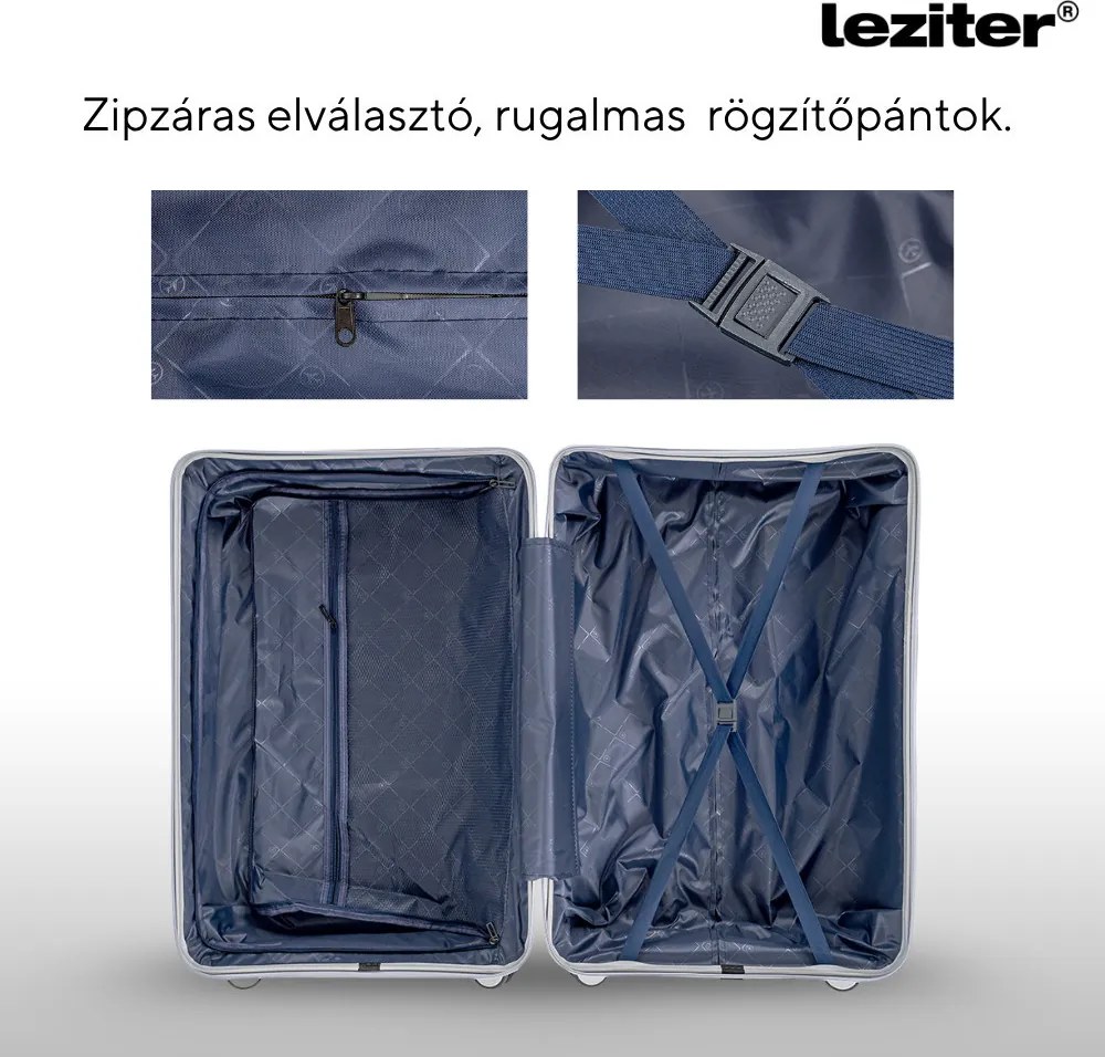 TraveLux Voyager II set valiză rulantă aur roz